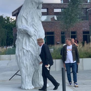 Ny skulptur på havnen i Horsens